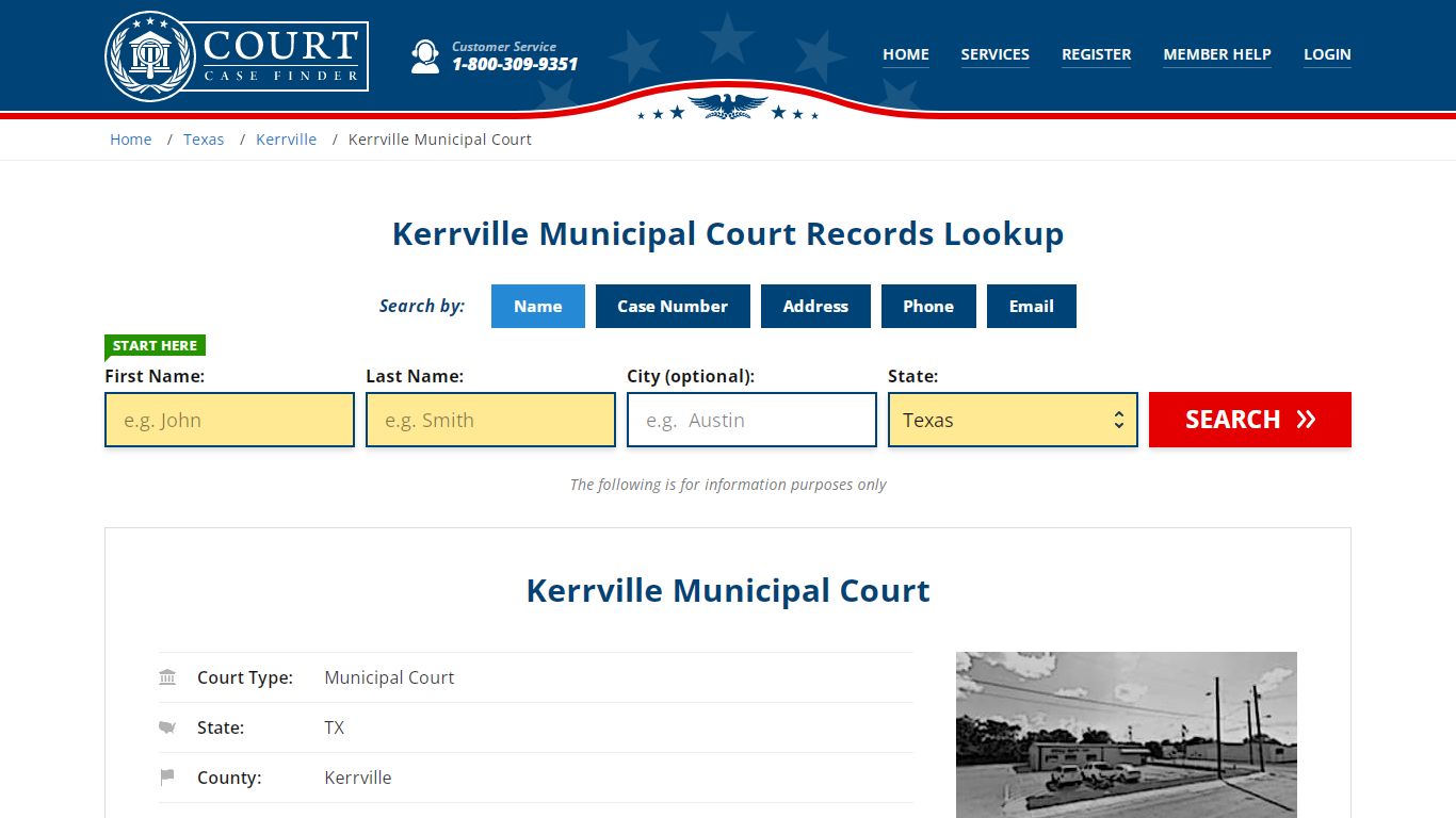 Kerrville Municipal Court Records Lookup - CourtCaseFinder.com